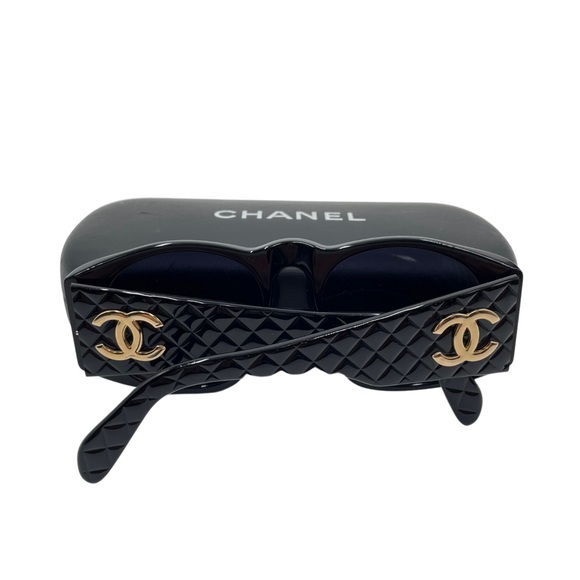 CHANEL Accessories - Chanel Matelasse 90s Interlocking CC Large Sunglasses